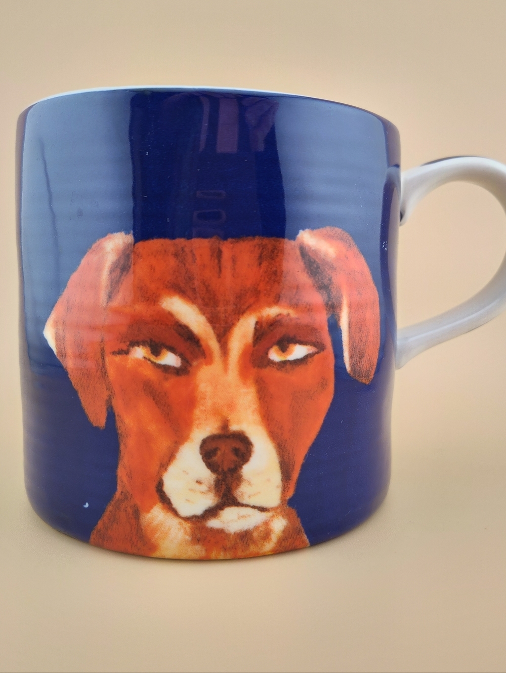 The Art Of Anthropolgie hand painted mug Carole Atkins